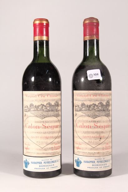 null 1960 - Château Calon Ségur

St-Estéphe - 2 bottles