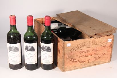 null 1964 - Château L'Evangile

Pomerol - 12 blles (including 2 low legt and 4 l...