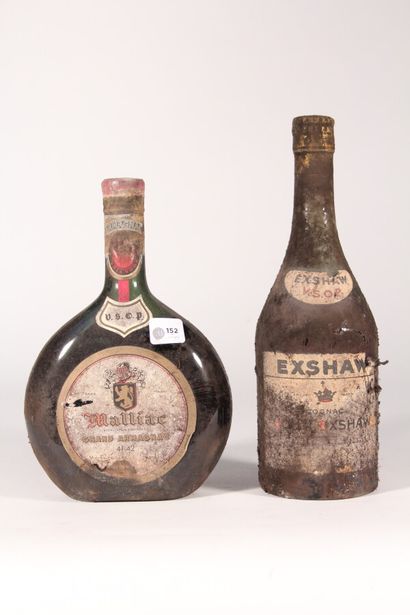 null NC - Cognac Exshaw

VSOP - 1 bottle 

NC - Armagnac Malliac

Armagnac - 1 b...