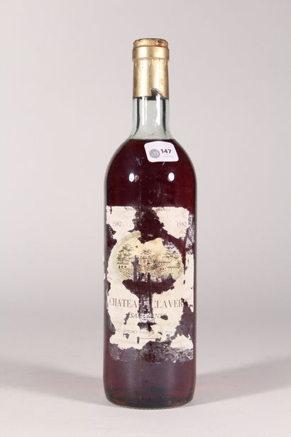 null 1982 - Château Claverie

Sauternes - 1 bottle 

(damaged label)