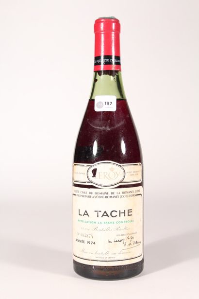null 1974 - Château La Tâche

Vosne-Romanée Rouge - 1 blle