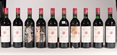 null 1974 - Château Poujeaux

Moulis - 10 bottles (1 without label and 2 very da...