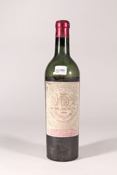 null 1949 - Château Pichon Baron

Pauillac - 1 bottle (low)