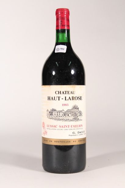 null 1983 - Château Haut-Larose

Lussac Saint-Émilion - 1 mgn
