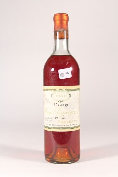 null 1957 - Clos Haut-Peyraguey

Sauternes - 1 bottle