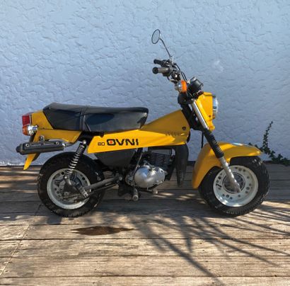 null 
SUZUKI Ovni 80 type LC11A vélomoteur MTL jaune, 2 places du 04/10/1985 n° de...