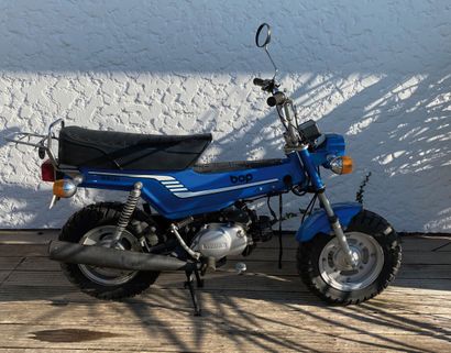 null 
YAMAHA type bop moped CL blue, 2 seats from 01/01/1978 serial number 1V3101050,...