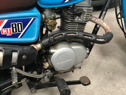null 
HONDA CY 80 type HB01 moped MTT1 blue, 2 seater from 18/11/1981 serial no 5004560,...