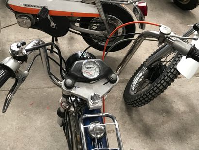 null 
ROCKET type MC1RT moped CL blue and chrome, 2 seats from 07/04/1976 serial...