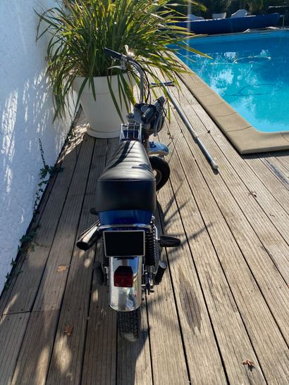 null 
ROCKET type MC1RT moped CL blue and chrome, 2 seats from 07/04/1976 serial...