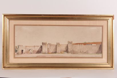 null KEURVELS

"Fortications de Rabat"

Aquarelle signée en bas à droite

16 x 46...