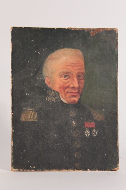 null École XIXème

"Portrait d'officier"

Huile sur toile 

21,5 x 16 cm

(Petits...