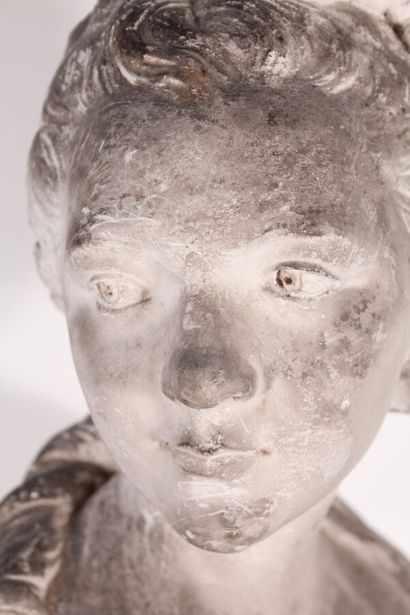 null Buste de jeune femme en plâtre

XIXème siècle

H.: 50 cm

(Petits manques)