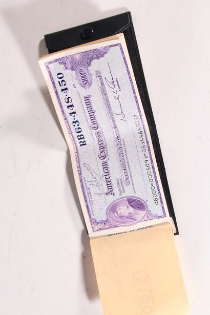 null Carnet de 10 traveller's chèques de 100$ l'unité (1971)