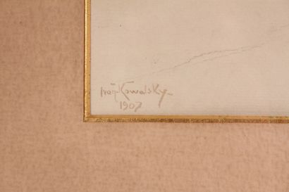 null Ivan KOWALSKY (1839-1937)

"Bord de rivière"

Aquarelle signée en bas à gauche...