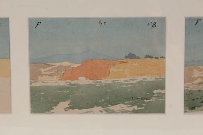 null T. FAGES

Projet d'aquarelle

Ensemble de quatre tryptiques

"Étude paysage...