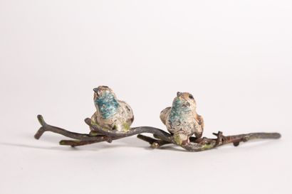 null Plomb de Nuremberg

"Deux oiseaux branchés"

Début XXème siècle

l.: 12,5 cm

(Petits...