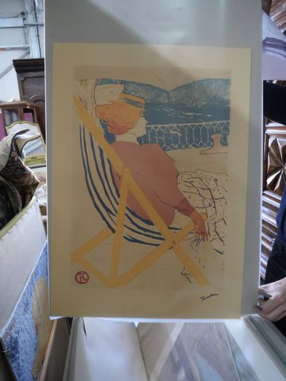 null D'après Toulouse-Lautrec

Cinq tirages couleurs dont "Elle", "Aristide Bruant",...