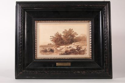 null Rémi VAN HAANEN (1812-1894)

"Paysage"

Dessin au lavis

15 x 23 cm

Encadrée...