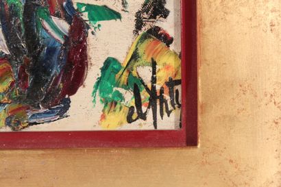 null René d'ANTY

"Bouquet"

Huile sur toile, signée en bas à droite

26 x 22 cm
