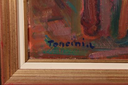 null Louis TONCINI (1907-2002)

"L'atelier, 1992"

Huile sur toile, signée en bas...
