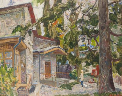 null Mikhail KOKIN (1921-2009)

« Malta, la maison de Tchekov »

Huile sur carton...