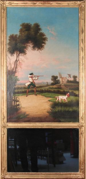 null Trumeau à décor peint d'un chasseur

Huile sur toile

131 x 64 cm

Dans un cadre...