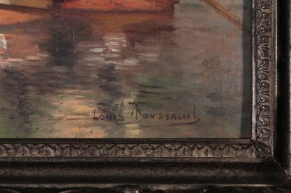 null Louis TOUSSAINT

"Péniche sur la Seine (?)"

Huile sur panneau signée en bas...