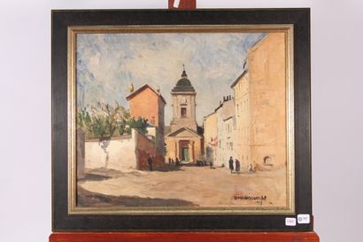 null RAFAEL DURANCAMPS (1891-1979)

Rue animée dans un village espagnol

Huile sur...