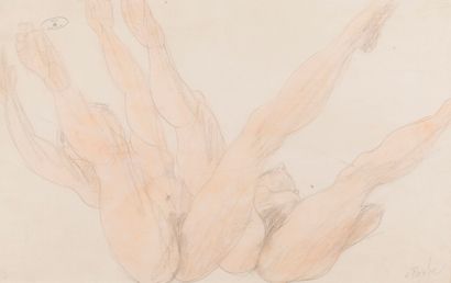 null ODILON ROCHE (1868-1947)

Deux modèles, bras et jambes tendus

Aquarelle sur...