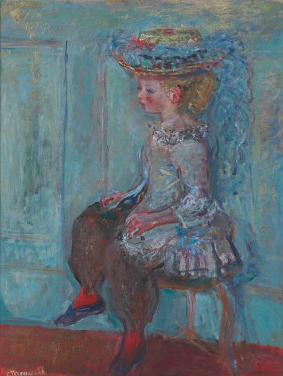 null CONSTANTIN ANDREEVITCH TERECHKOVITCH (1902-1978)

Jeune fille sur un tabouret

Huile...