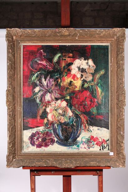 null HENRI D'ANTY (1910-1998)

Bouquet de fleurs, 1962

Huile sur toile signée, en...