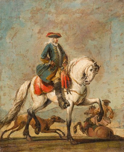 null FRANCESCO SIMONINI (PARME, 1686-VENISE, 1753)

Cavalier au passage

Toile.

H.:...