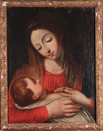 null ÉCOLE FRANÇAISE VERS 1700

Vierge à l'Enfant

Toile.

45 x 34,5 cm.

(Repeints)....