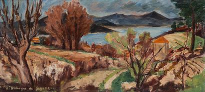 null ANDRE DUNOYER DE SEGONZAC (1884-1974)

Paysage de fin d'automne

Huile sur toile...