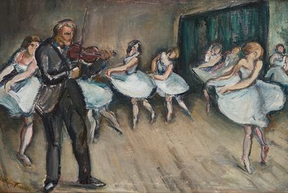 null ÉMILE OTHON FRIESZ (1879-1949)

École de danse au Châtelet

Huile sur toile...