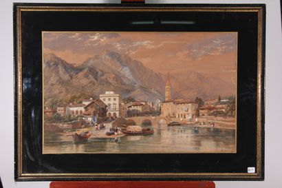 null JAMES DUFFIELD HARDING (XIXème)

Vue de Lugano

Aquarelle et gouache signée...