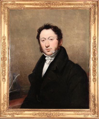 null ÉCOLE FRANÇAISE PREMIERE MOITIE DU XIXème

Portrait d'Hippolyte BIS (1789-1855)

Huile...