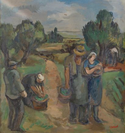 null PAUL WELSCH (1889-1954)

La récolte

Huile sur toile.

Porte le cachet de la...