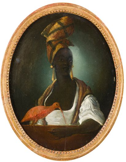 null ECOLE FRANÇAISE VERS 1840, SUIVEUR D'AGOSTINO BRUNIAS

Deux dames des Caraïbes

Paire...