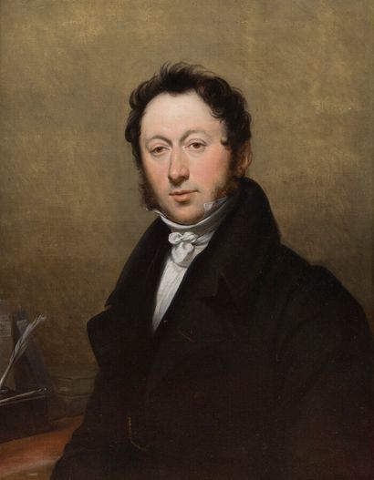 null ÉCOLE FRANÇAISE PREMIERE MOITIE DU XIXème

Portrait d'Hippolyte BIS (1789-1855)

Huile...