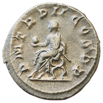 null PHILIPPE 1er L'ARABE. 

244-249. 

Antoninien. Rome. 

R/ PM TRP II COS PP....
