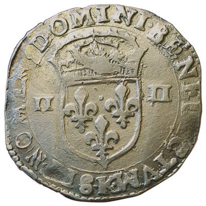 null LOUIS XIII. 

1610-1643. Quart d'écu. 

1611 K. Bordeaux. 9,67grs. Dr.105 (52164...