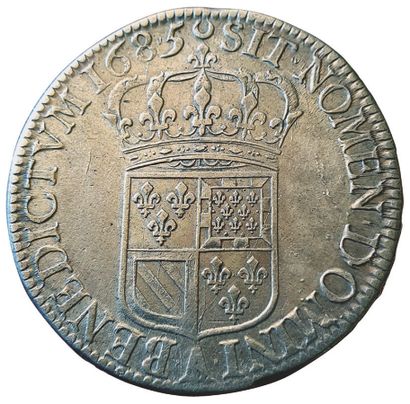 null LOUIS XIV. 

Demi écu de Flandre dit « Carambole ». 

1685 A. Paris. 18,57grs....