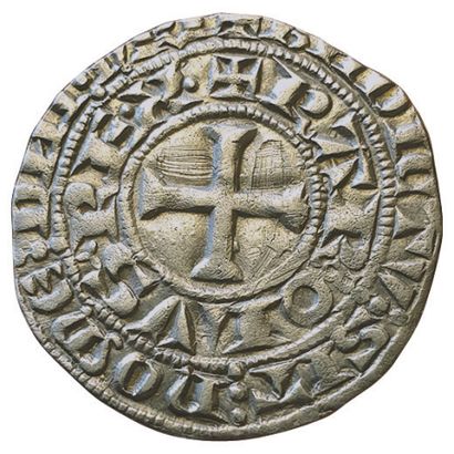null CHARLES IV LE BEL. 

1322-1328. 

Maille Blanche. 1,55grs. Dy.243D. TTB+