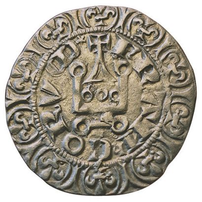 null CHARLES IV LE BEL. 

1322-1328. 

Maille Blanche. 1,55grs. Dy.243D. TTB+