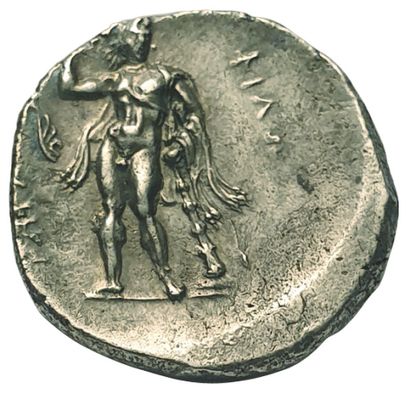 null LUCANIE. HERACLEE.

370-281 av. J.C. 

Didrachme. 

Tête d'Athéna à droite,...