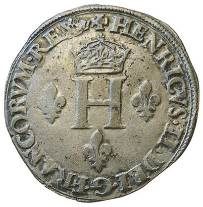 null HENRI II. 

Gros de Nesle. 1550 A. Paris. 

5,75grs. Dy.994. TTB+
