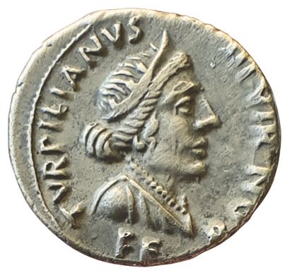 null OCTAVE AUGUSTE. 

27 av. J.C/19 après. Publius Petronius 

Turpilianus (Monetaire)....