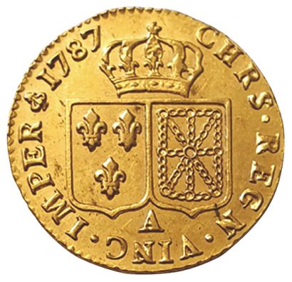 null LOUIS XVI.

1774-1792. 

Louis d'or à la tête nue. 1787 A. Paris. 

Gad.361....